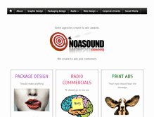 Tablet Screenshot of noasound.com